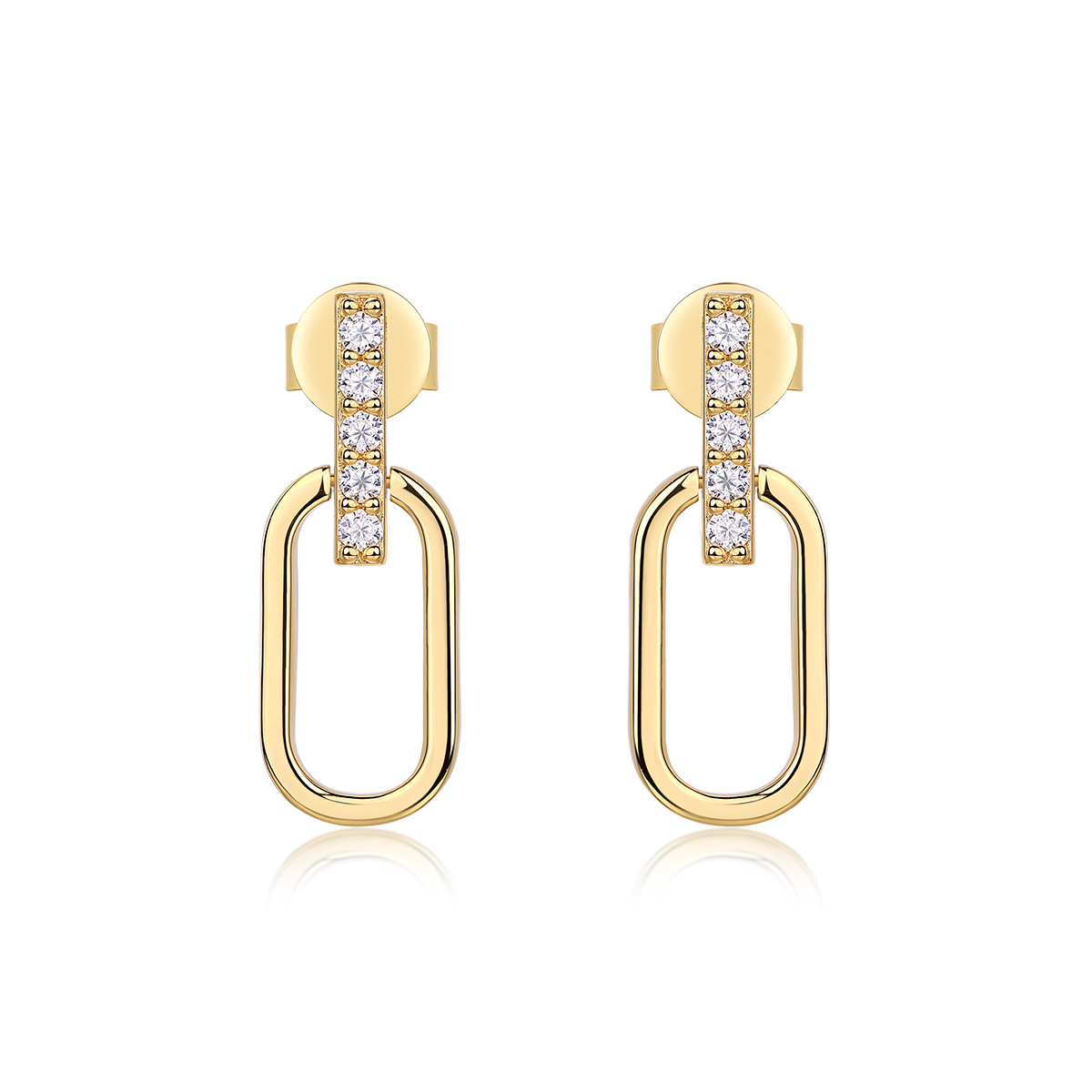 Aloof - Top-quality Moissanite Luxury, Fashionable And Light Luxury Jewelry, Silver Stud