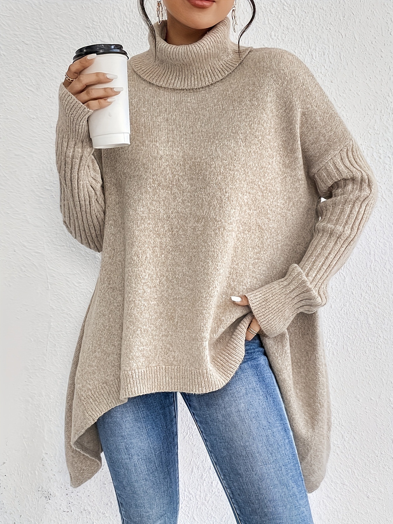 Amazon European And American Irregular Tops Autumn And Winter Loose Fashion Casual