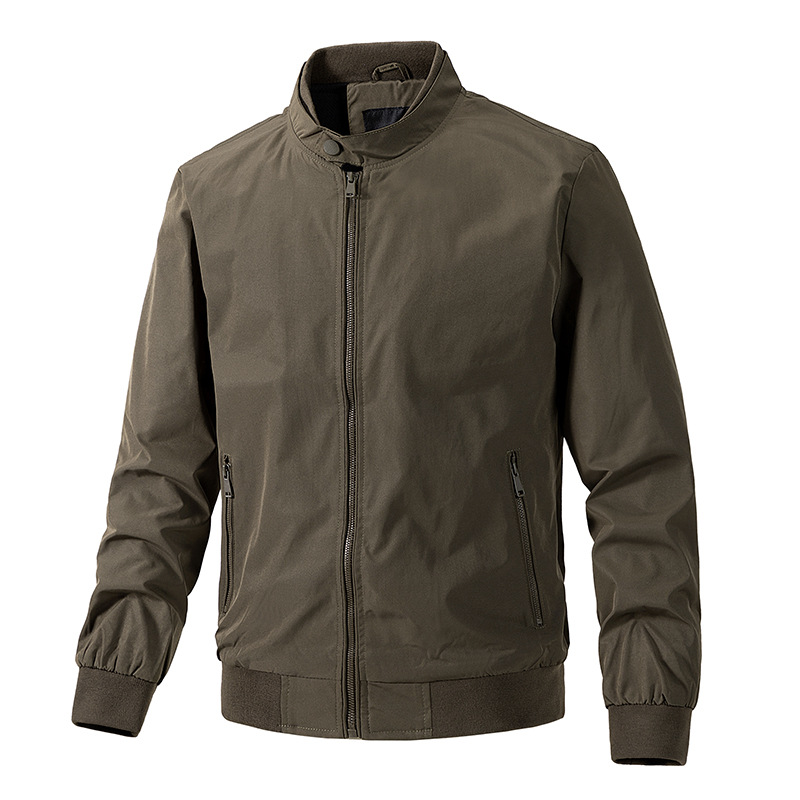 Amazon Jacket Men's Outerwear Summer Thin Style Spring And Autumn Large Size Simple Flight