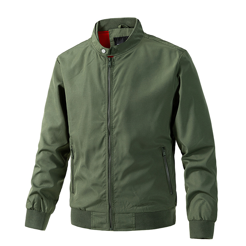Amazon Jacket Men's Outerwear Summer Thin Style Spring And Autumn Large Size Simple Flight