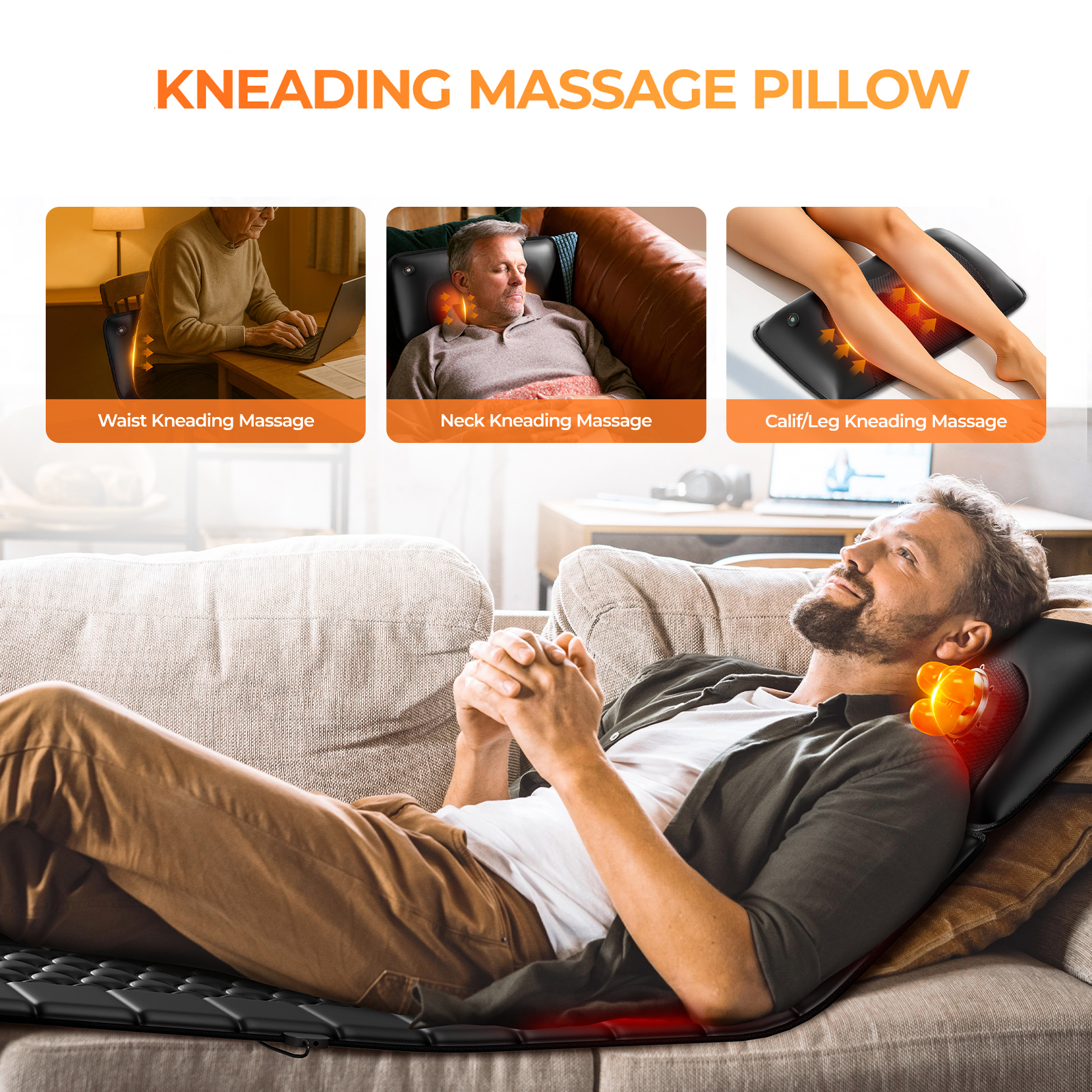 Amazon Restricted Products Foldable Massage Mattress Controller With Smart Heating And