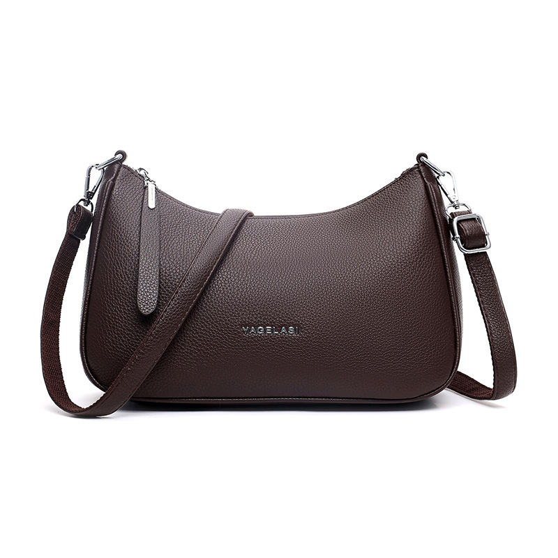 An Elegant And Minimalist Crossbody Bag With A Classic Design Crafted From Soft Leather