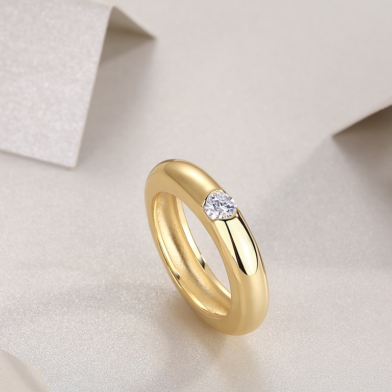 Angel Light Wing - A Luxurious And Fashionable Light Luxury Jewelry Silver Ring Set With