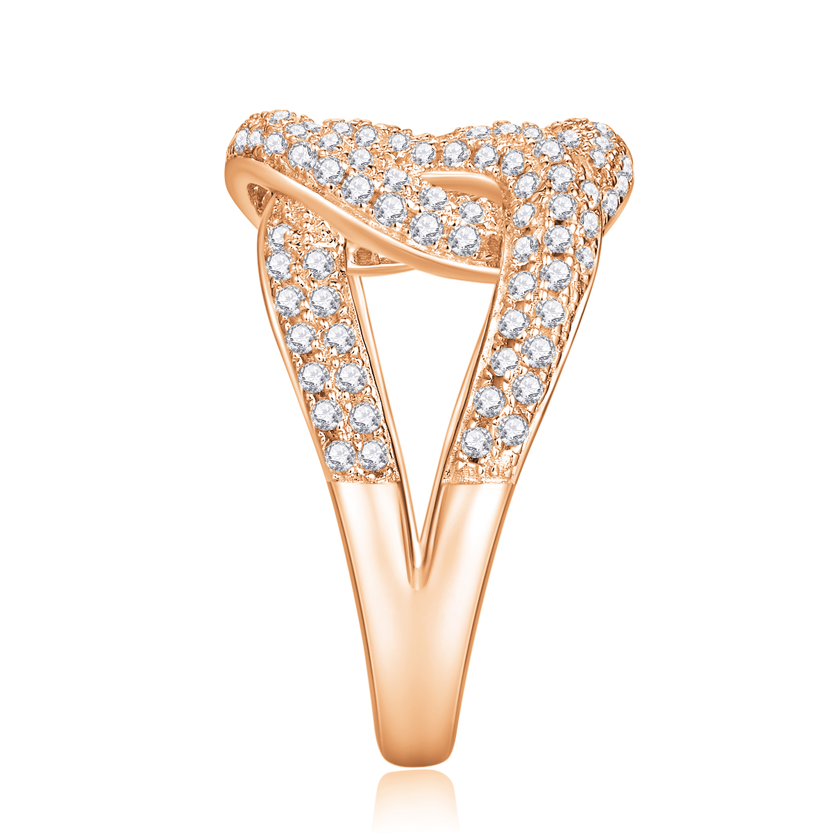 Aurora Dance - A Wedding Ring Set With Top-quality Moissanite Silver And Platinum-plated