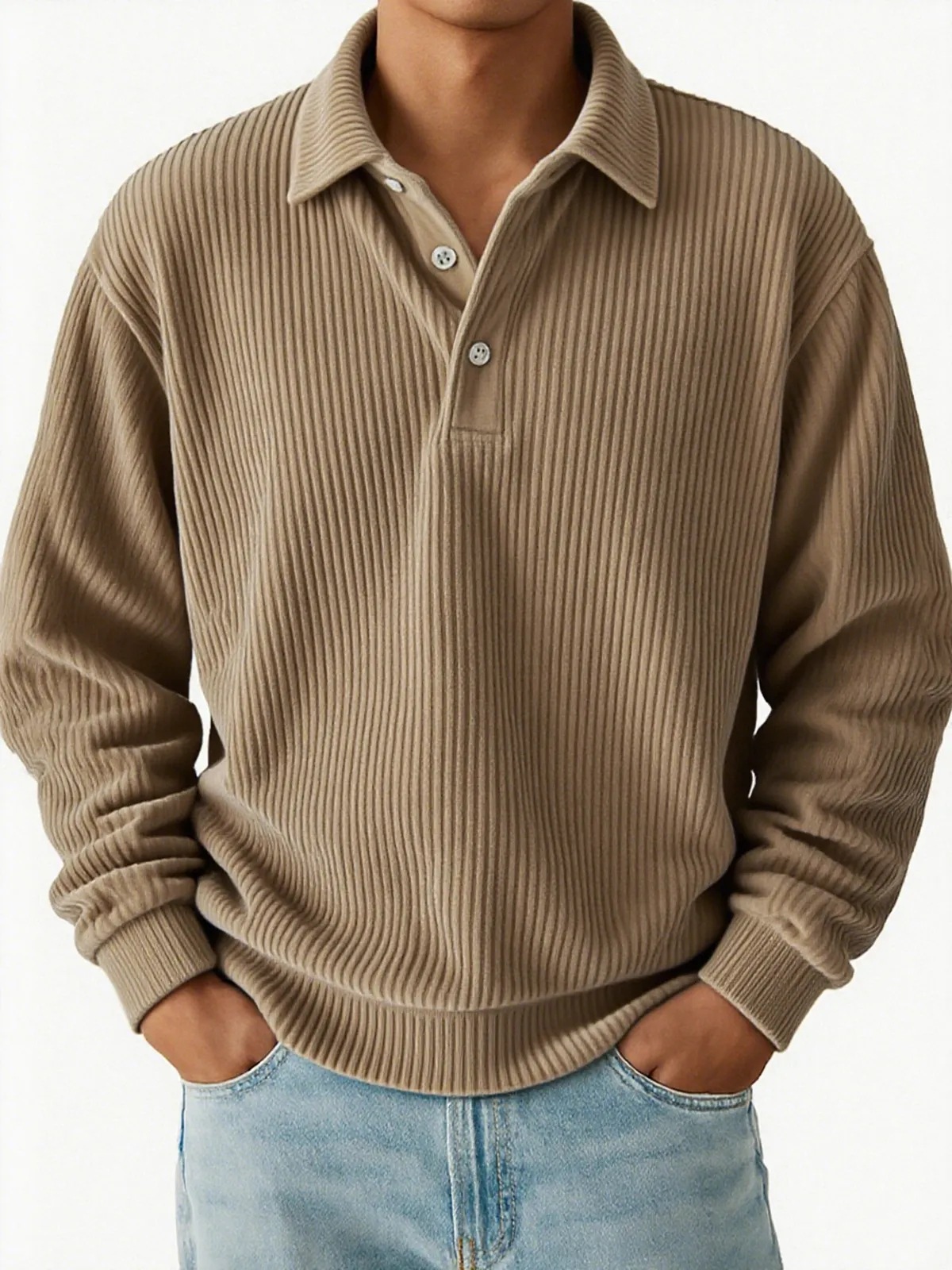 Autumn And Winter European And American Independent Station Men's Retro Casual Corduroy