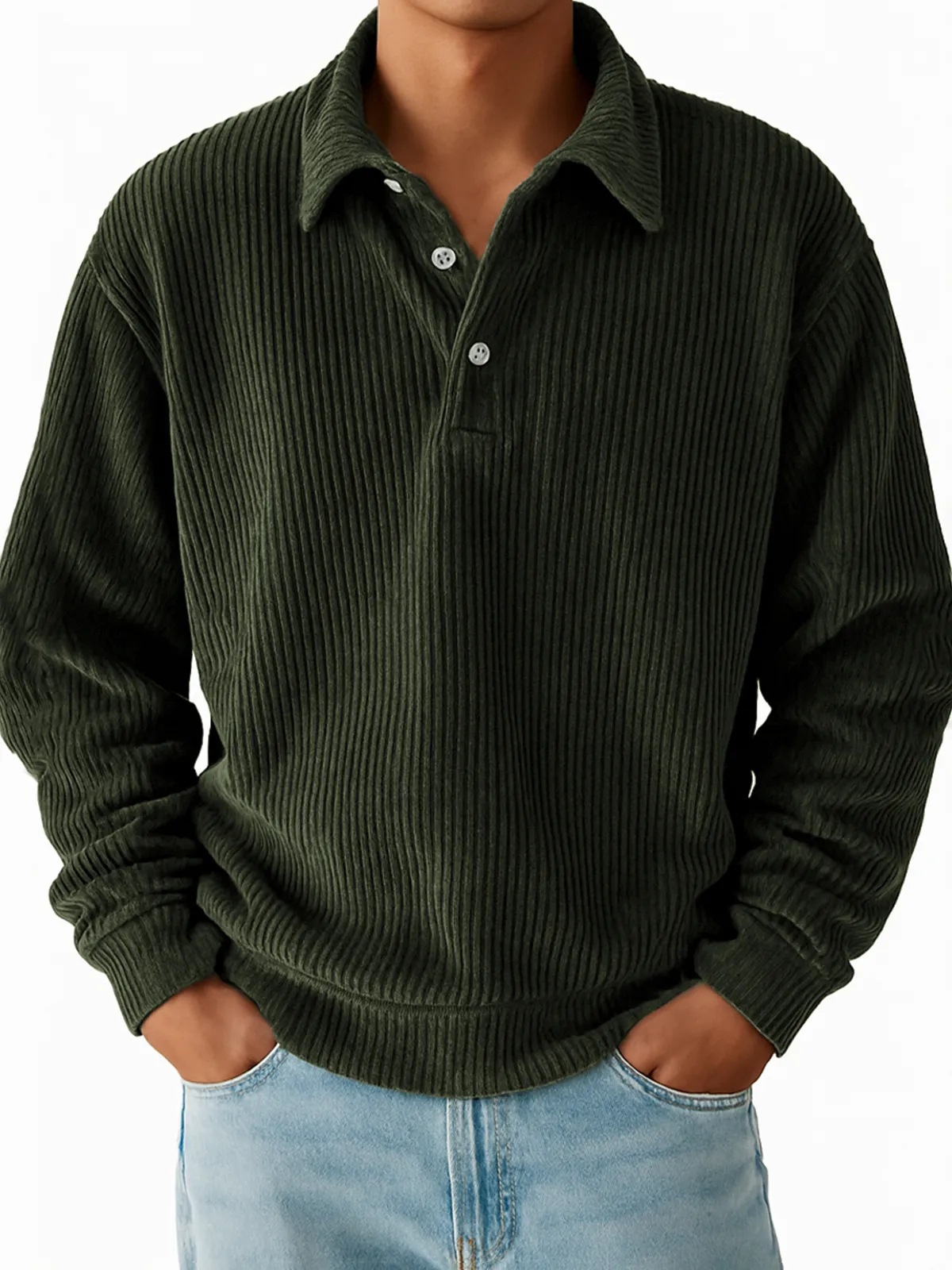 Autumn And Winter European And American Independent Station Men's Retro Casual Corduroy