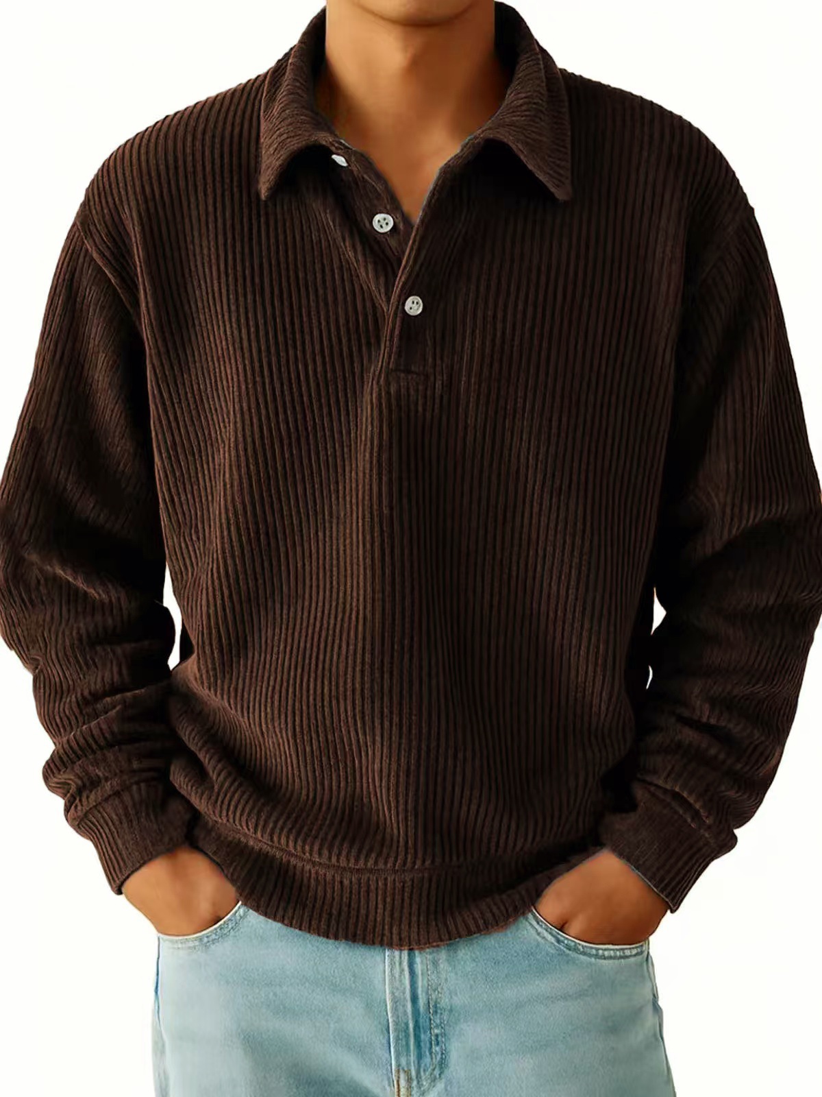 Autumn And Winter European And American Independent Station Men's Retro Casual Corduroy