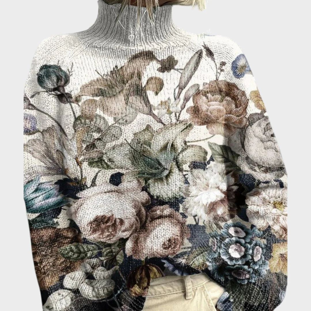 AutumnWinter Christmas Long-sleeve Lapel Sweater