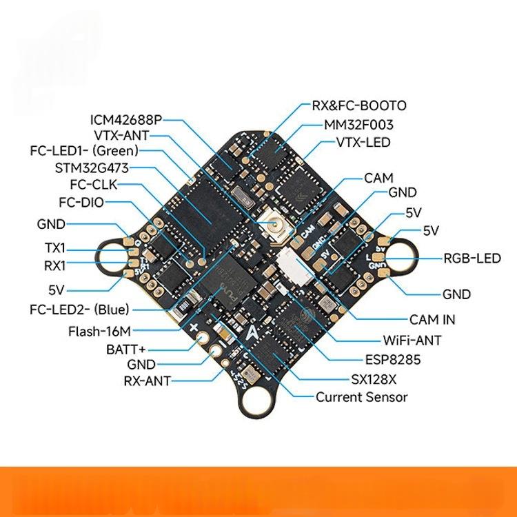 BETAFPV Matrix AIO AllinOne 1S 无刷飞控 五合一