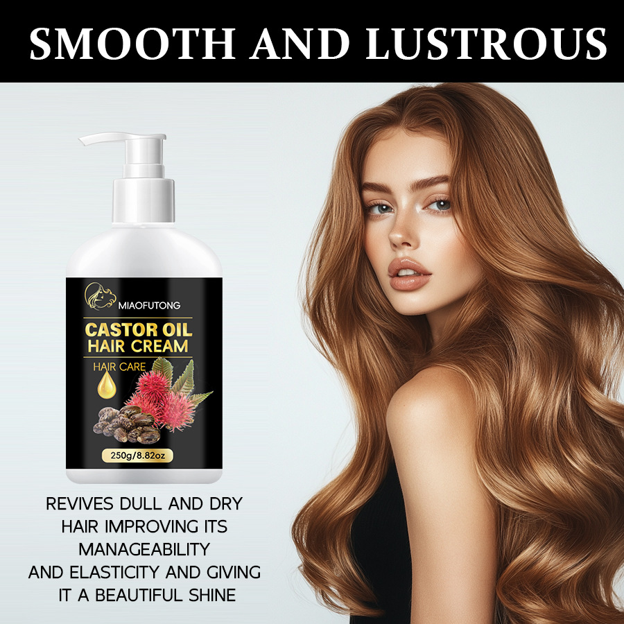 Black Castor Oil Hair Mask Nourishes The Scalp And Softens Hair