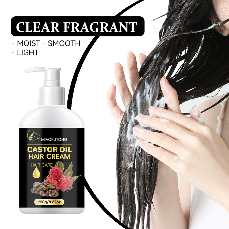 Black Castor Oil Hair Mask Nourishes The Scalp And Softens Hair