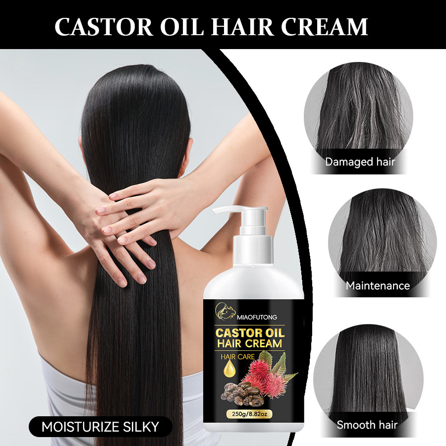 Black Castor Oil Hair Mask Nourishes The Scalp And Softens Hair