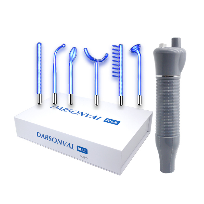 Blue Light High Frequency Electro-therapy Apparatus 6-piece Set