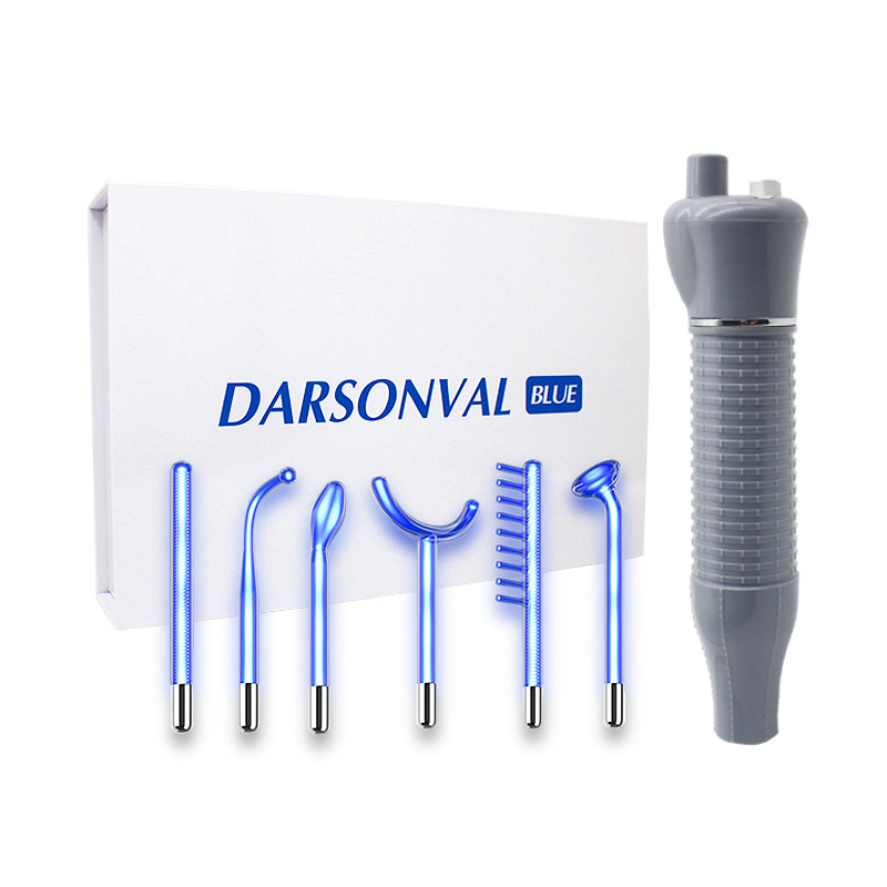 Blue Light High Frequency Electro-therapy Apparatus 6-piece Set