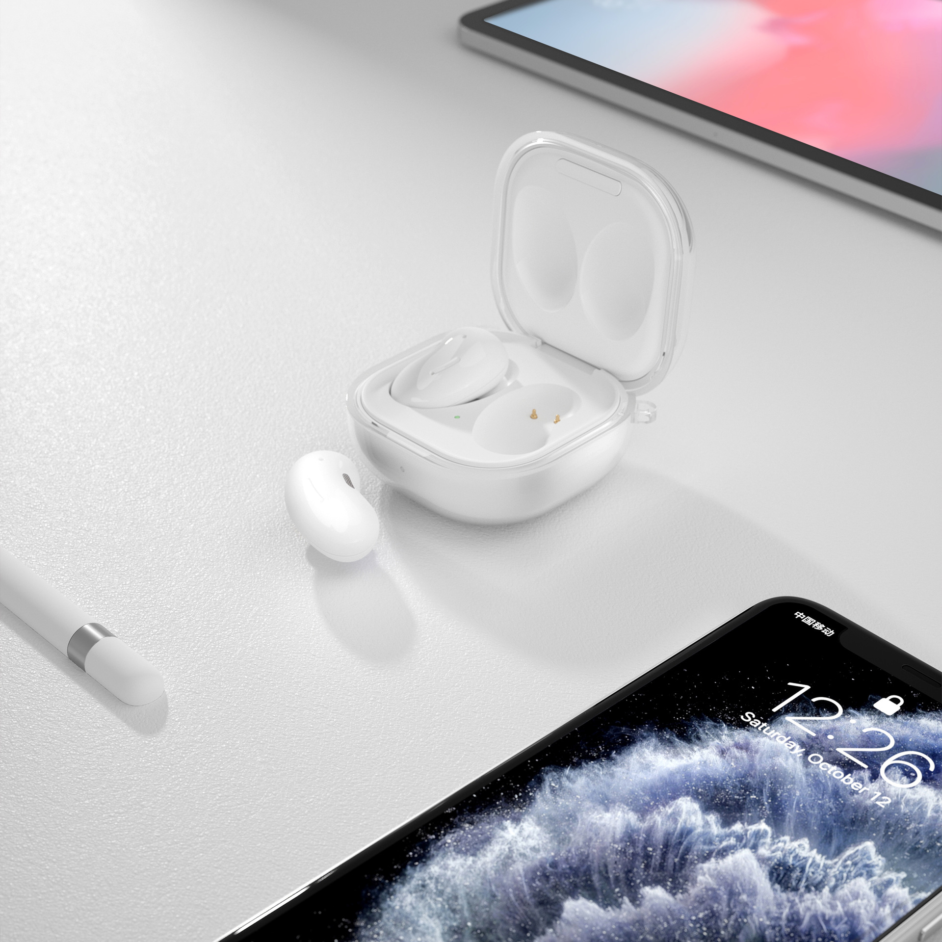 Bluetooth prozirna torbica za uši