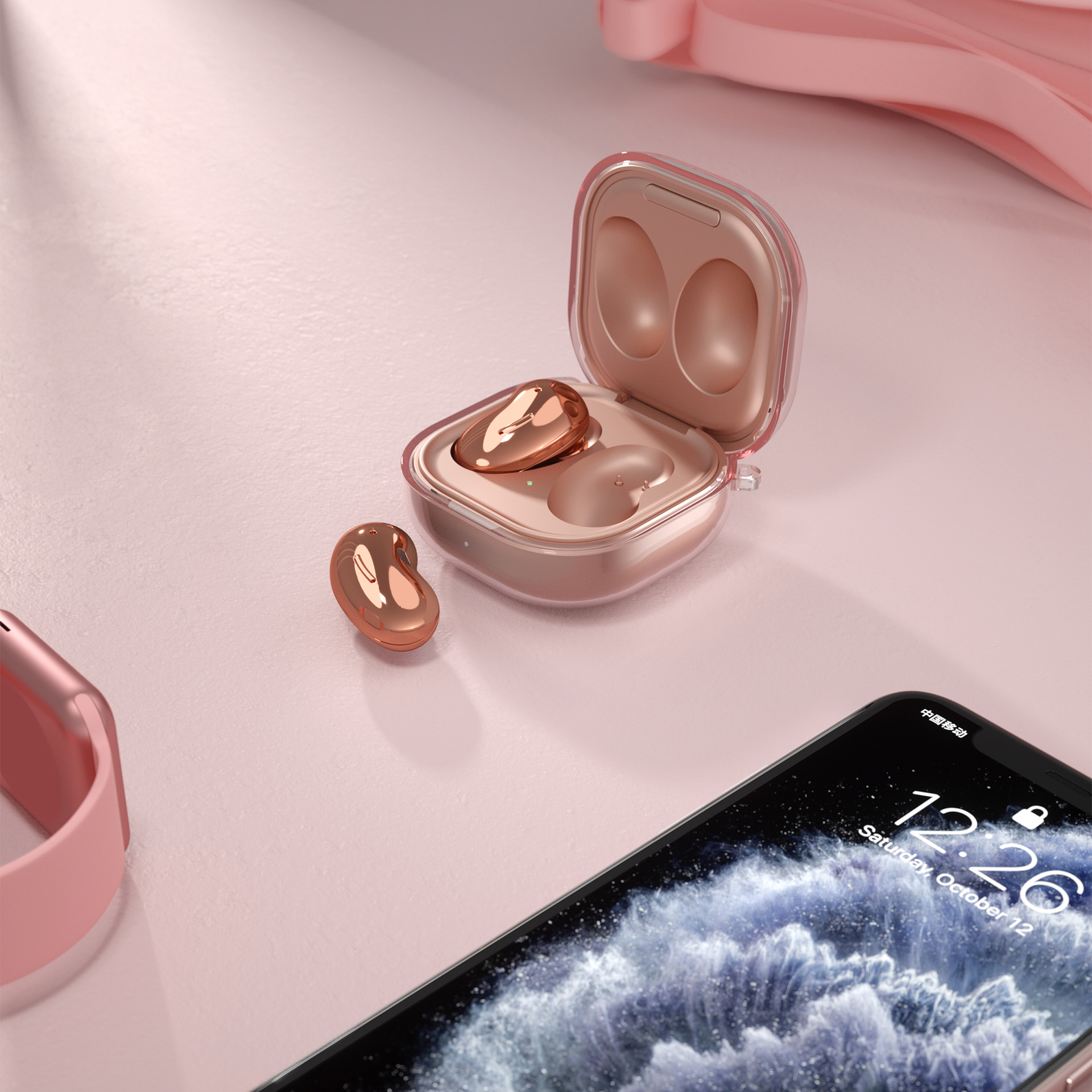 Transparente Bluetooth-Ohrhülle