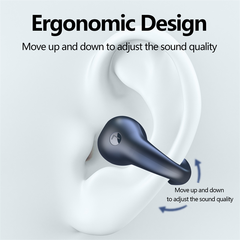سماعات توصيل العظام TWS Earbuds Ear Clip بلوتوث 5.3 سماعة لاسلكية تعمل باللمس
