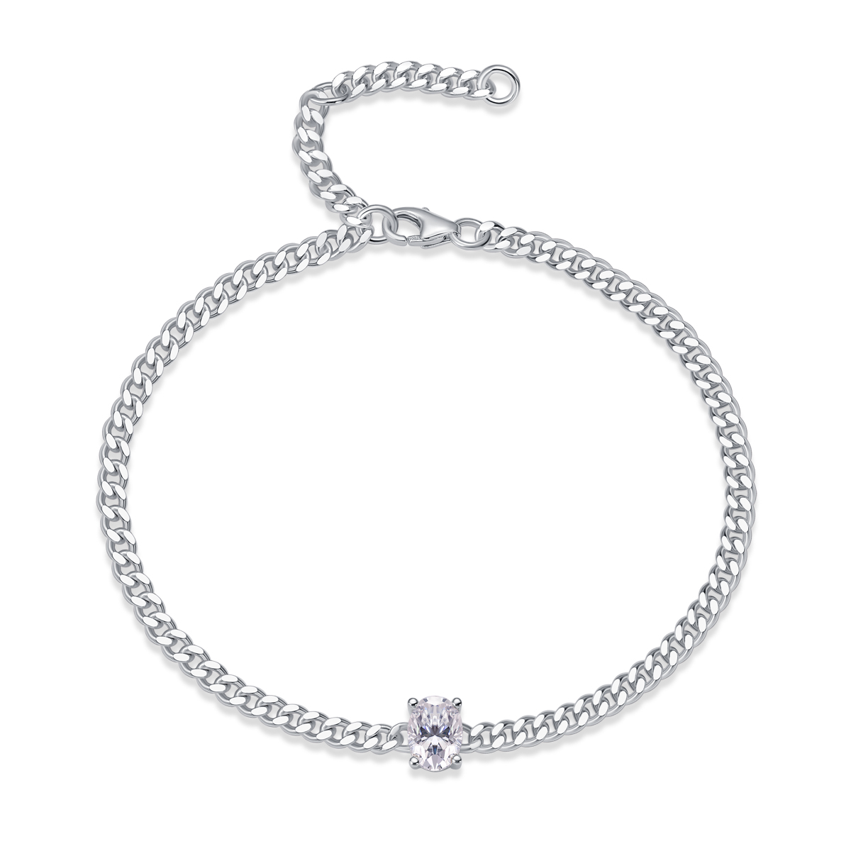 Breakthrough - Set With Top-quality Moissanite, Fashionable And Light Luxury Jewelry