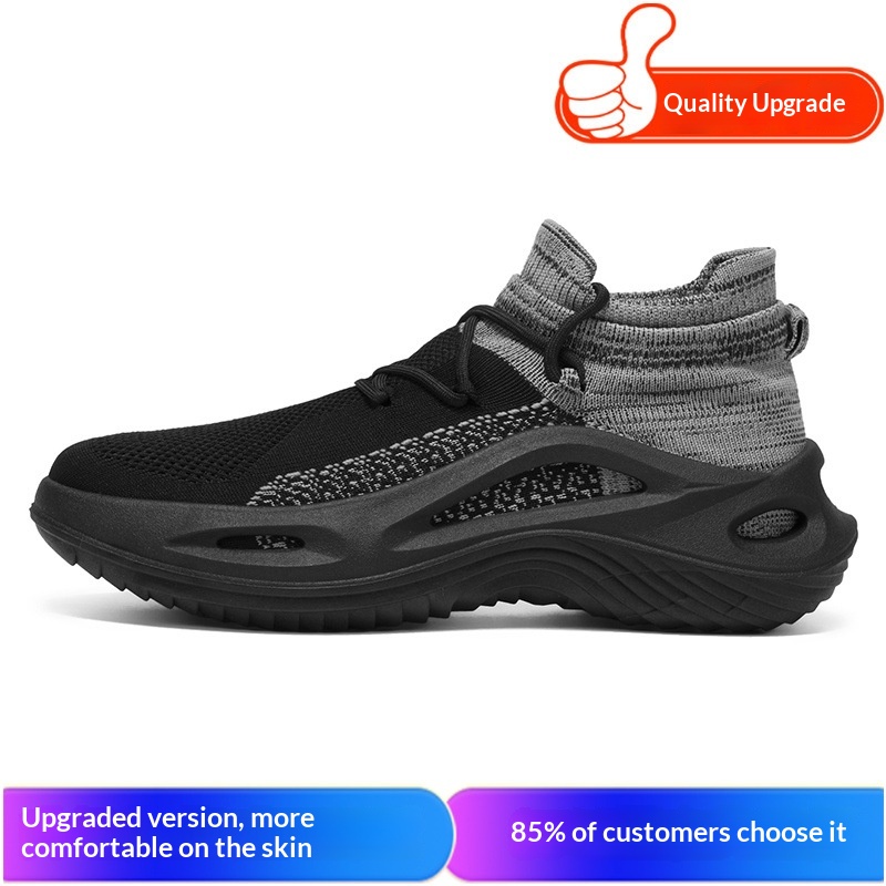 Prozračne mrežaste sportske cipele za slobodno vreme Slip-on patike sa debelim đonom u Ieezi stilu