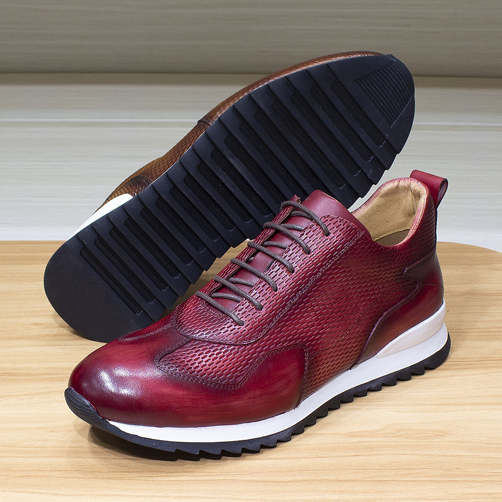 Breathable Thick-soled Embossed Trendy Shoes
