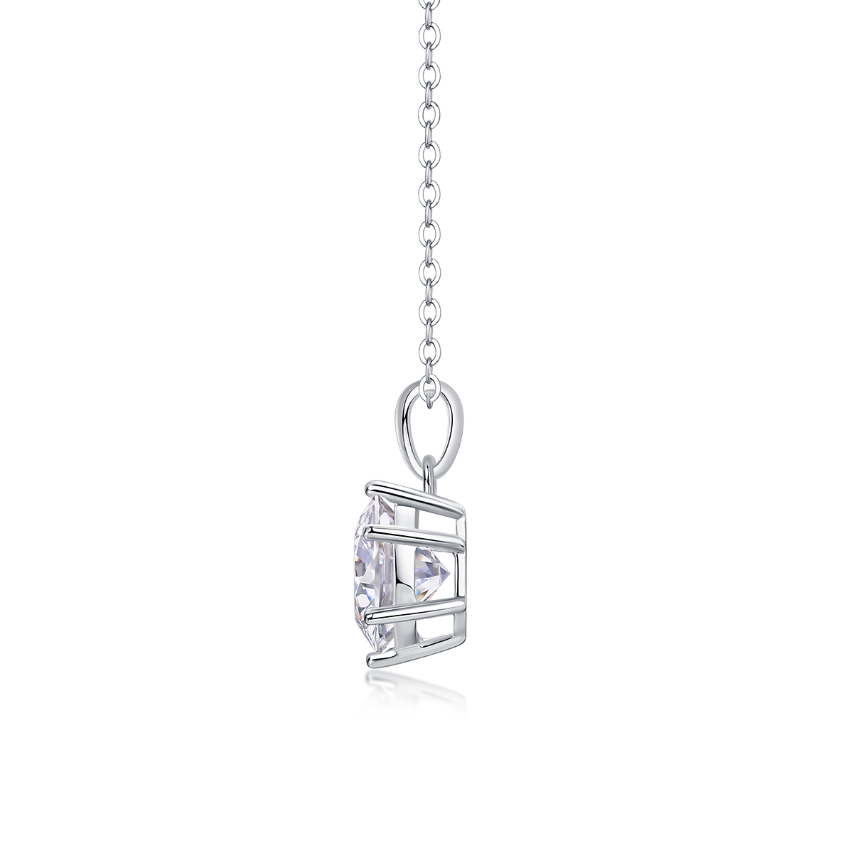 Breeze Dance - A Fashionable And Trendy Necklace Pendant Set With Top-quality Moissanite