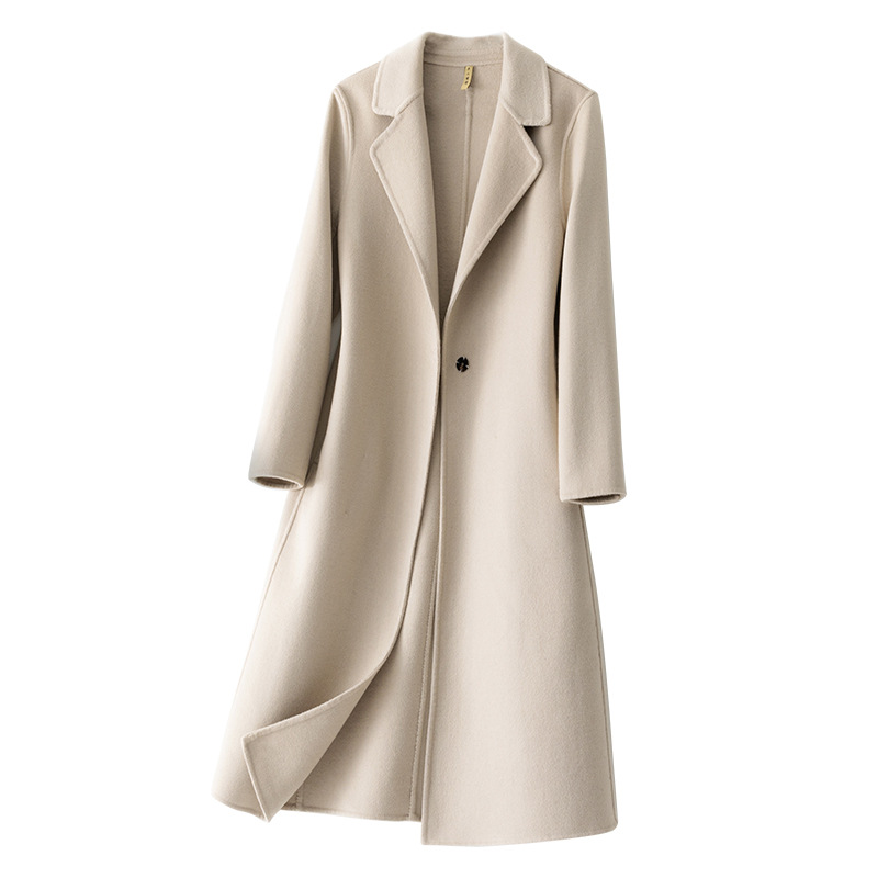 Cashmere Coat Womens Mid-length Wool Outerwear