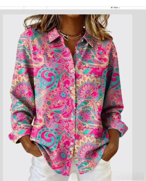 Casual And Fashionable Women's Long-sleeve Shirt