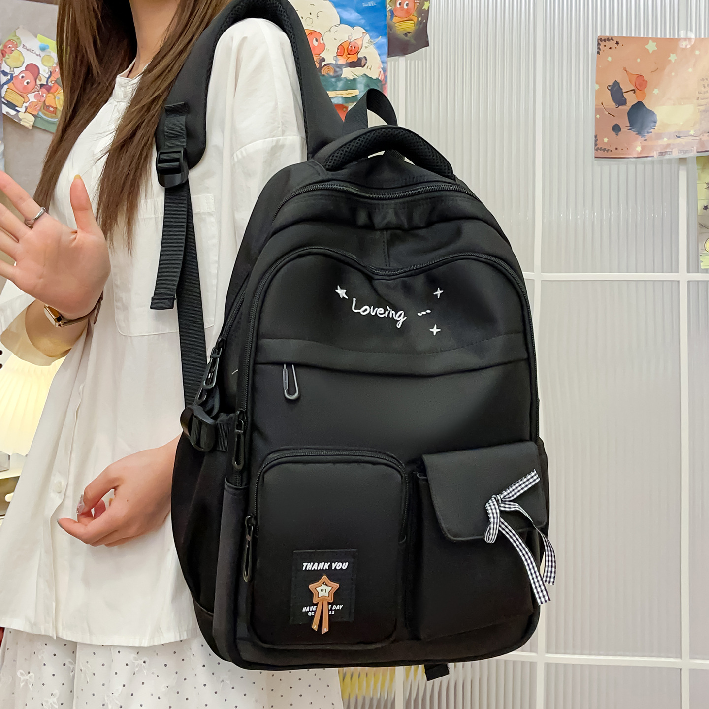 Casual Minimalist Lightweight Versatile Large-capacity Backpack