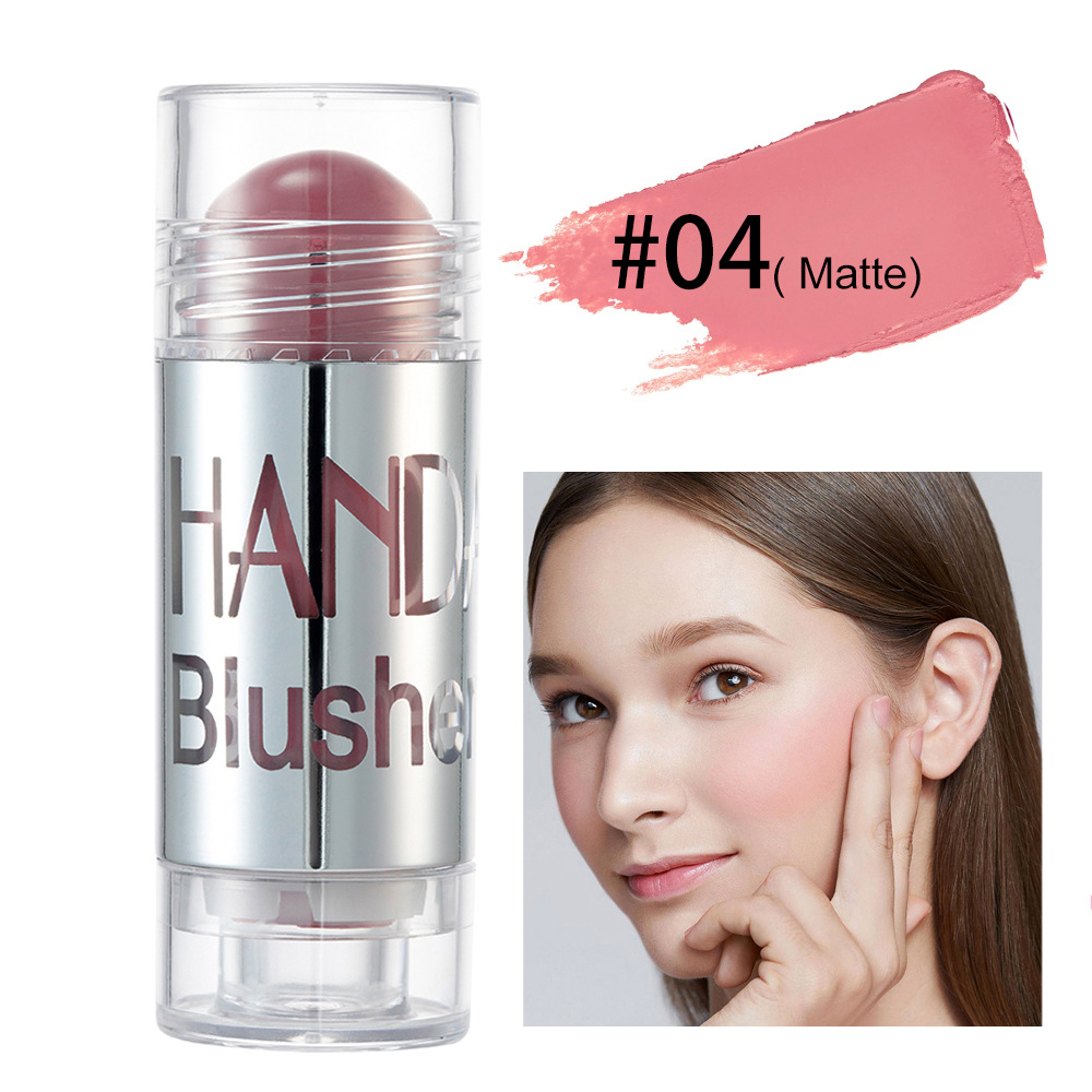 Cheek Blusher Shimmer Blush Stick Face Makeup Highlighter Bronzer Contour Cream