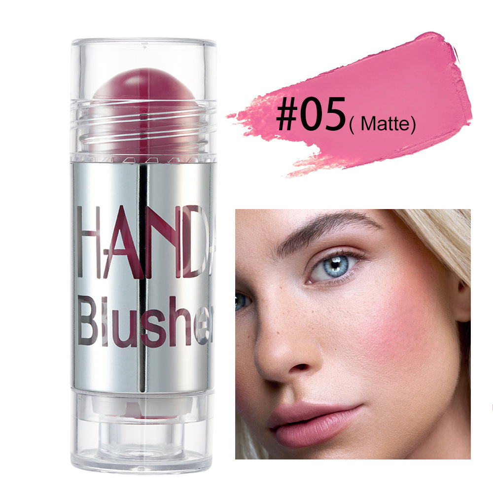 Cheek Blusher Shimmer Blush Stick Face Makeup Highlighter Bronzer Contour Cream