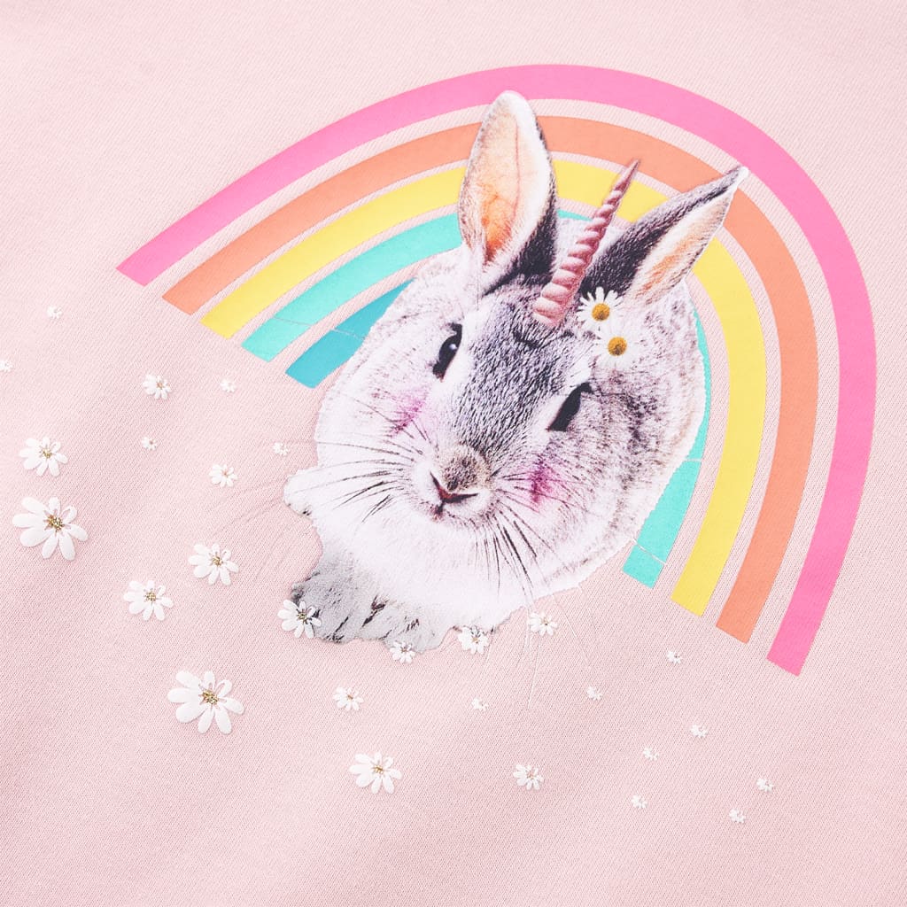 Kinder-Sweatshirt hellrosa 104 Kinder-Sweatshirt hellrosa 116 Kinder
