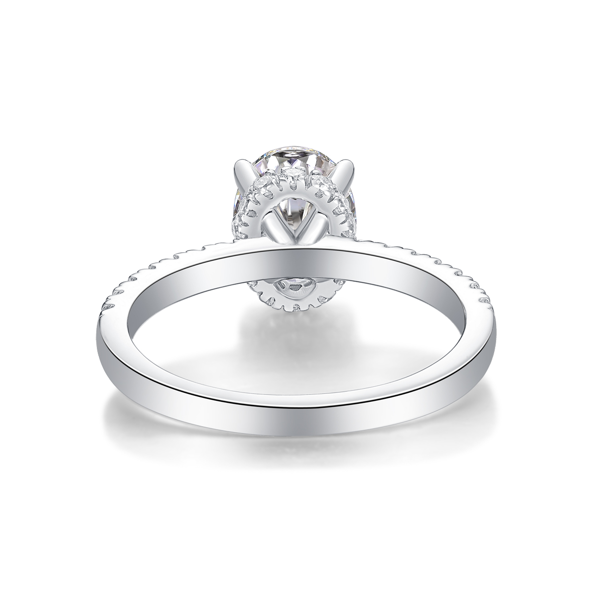 Cinderella - Set With Top-quality Moissanite, Silver And Platinum-plated Diamond Wedding