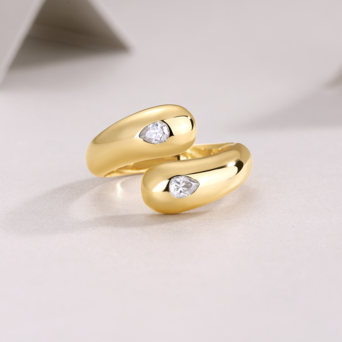 Cloud - A Luxurious And Fashionable Light Luxury Jewelry Silver Ring Set With Top-quality