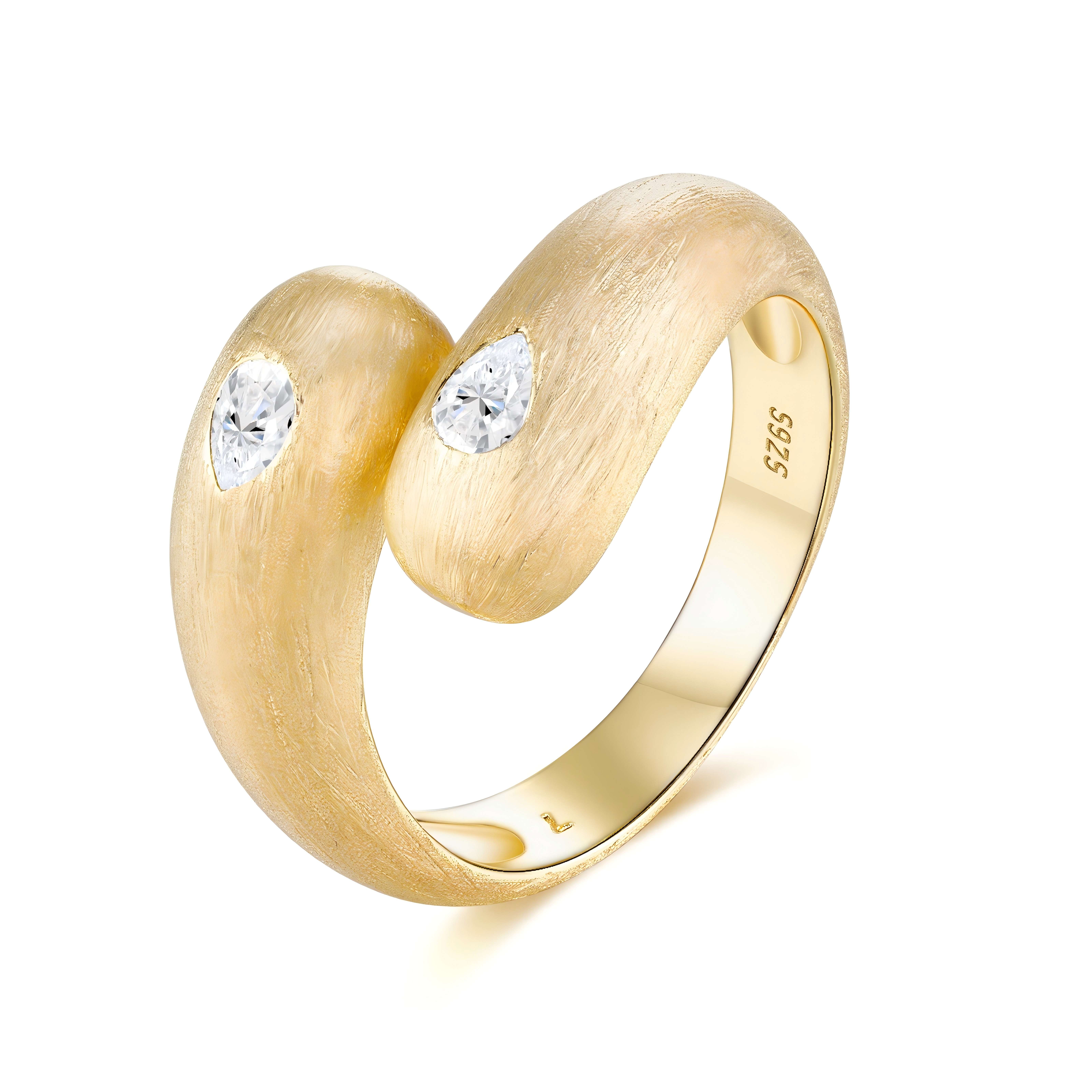 Cloud - A Luxurious And Fashionable Light Luxury Jewelry Silver Ring Set With Top-quality