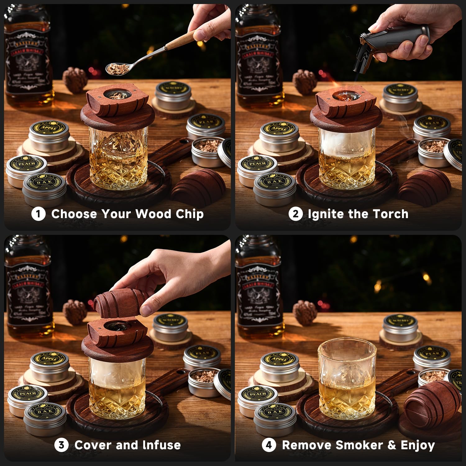 Cocktail Smoked Set