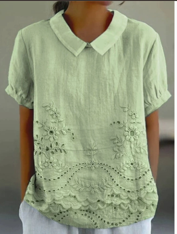 Comfortable Summer Monsoon Short Sleeve Printing Sleeve