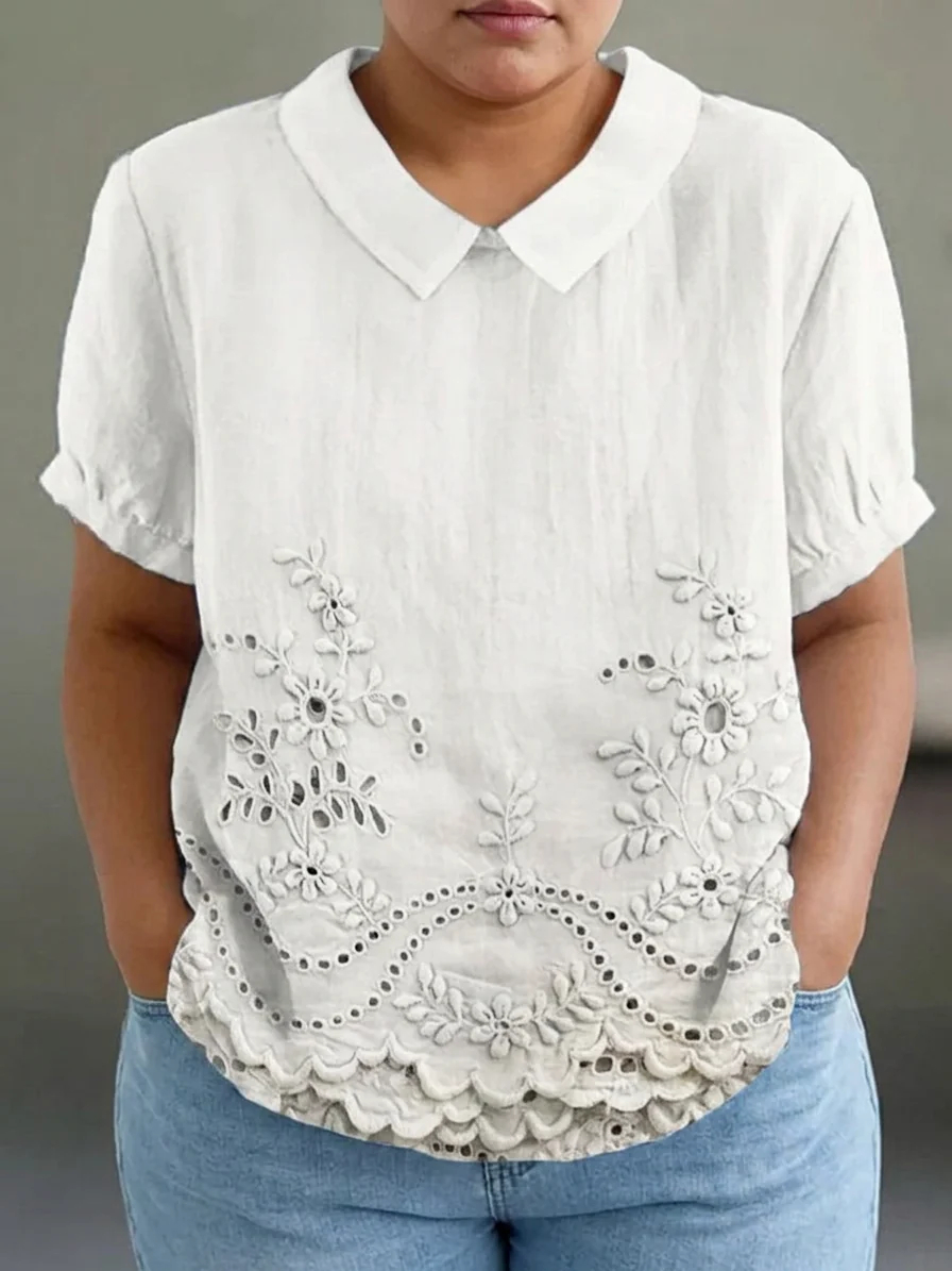 Comfortable Summer Monsoon Short Sleeve Printing Sleeve