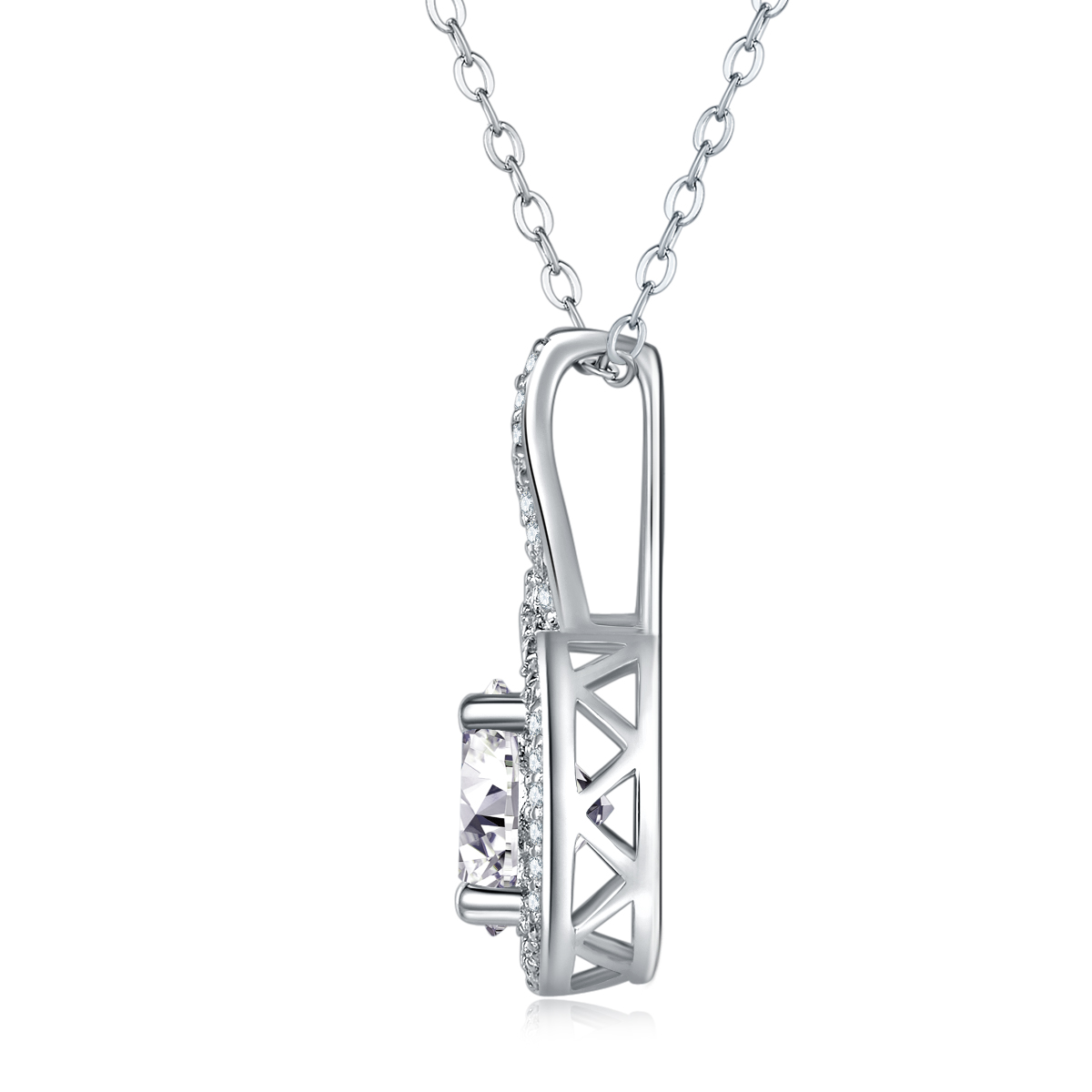 Curve Corridor - A Fashionable And Light Luxury Jewelry Pendant Necklace Set With