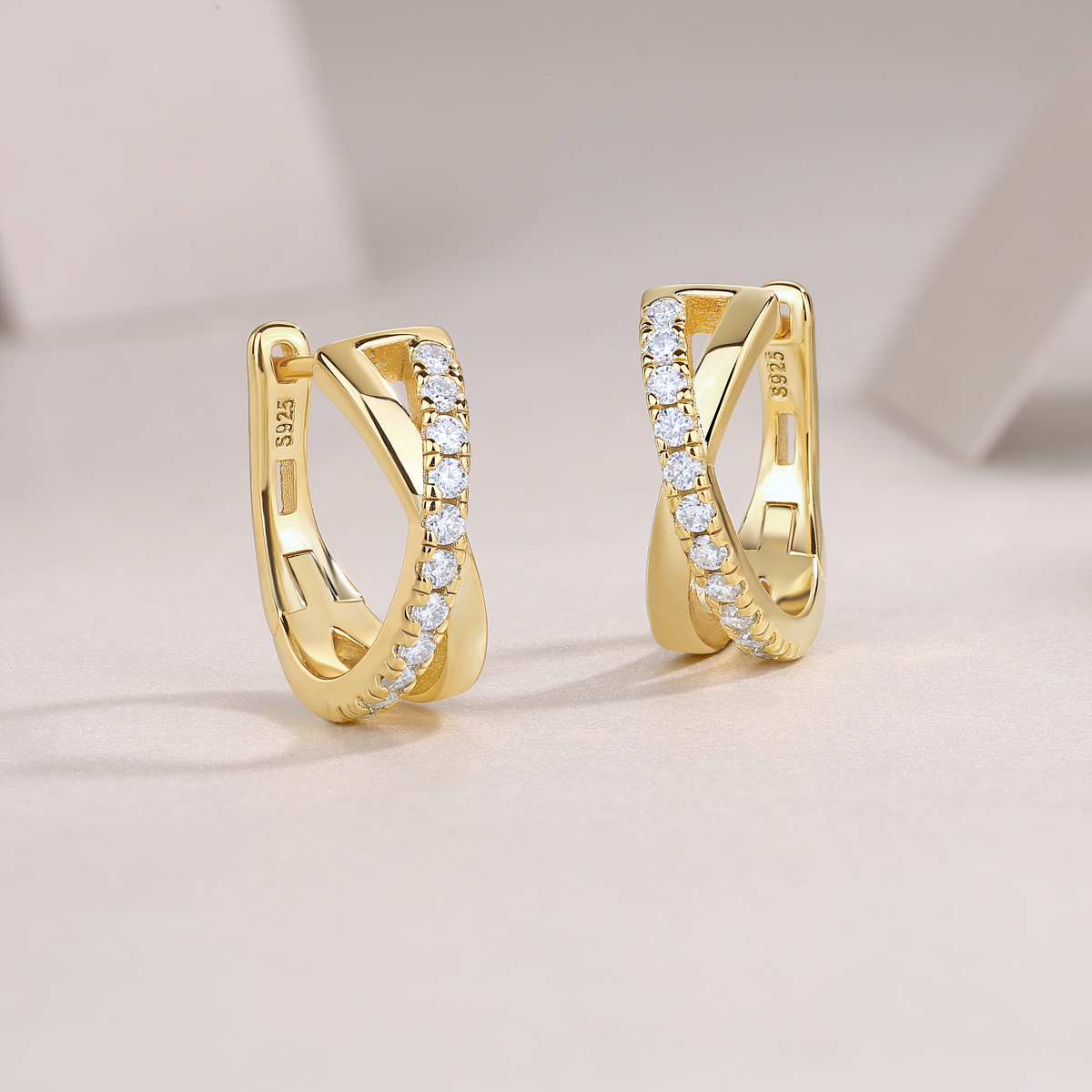 Dance Of The Dream - Premium Moissanite Luxury Fashion Light Luxury Jewelry Silver Stud