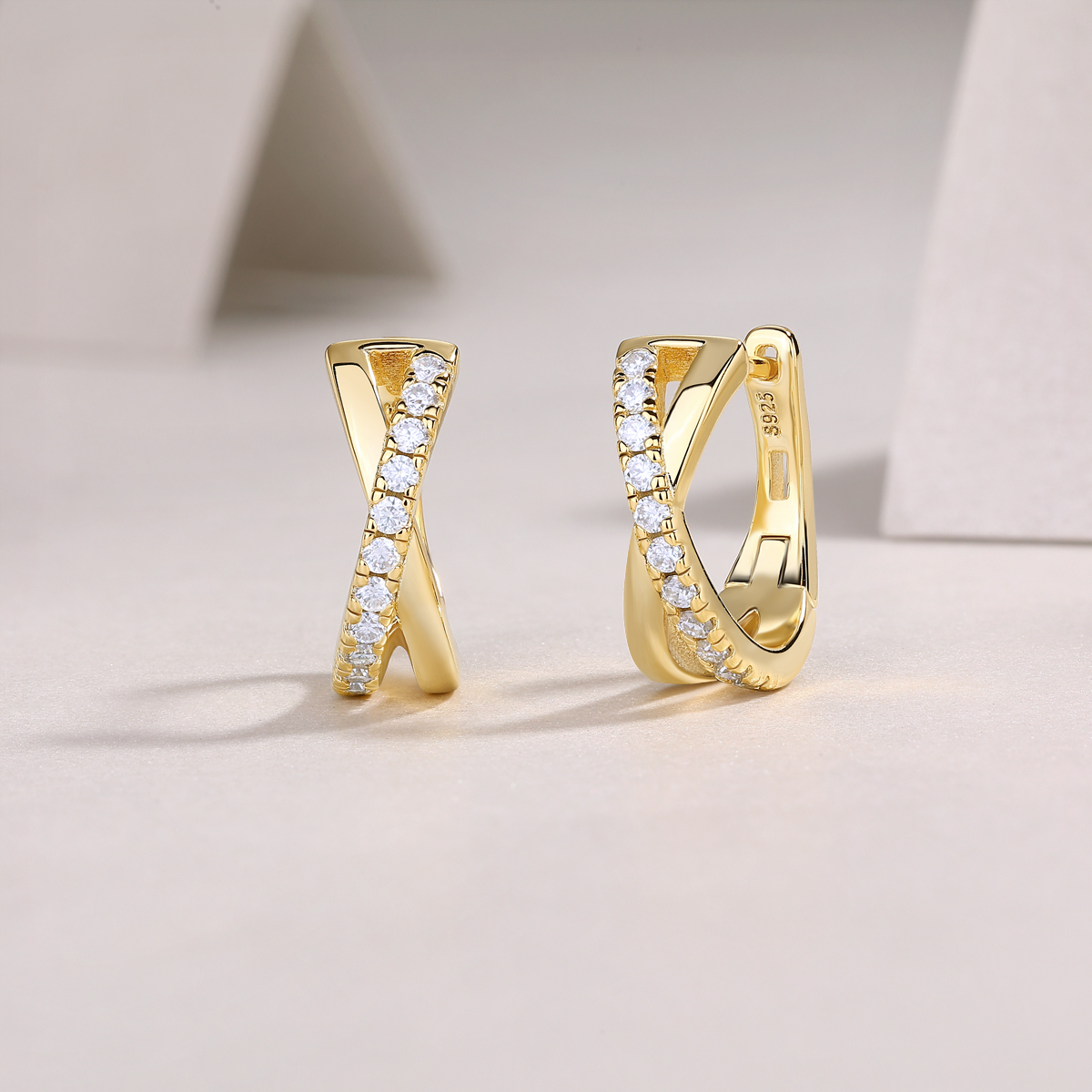 Dance Of The Dream - Premium Moissanite Luxury Fashion Light Luxury Jewelry Silver Stud