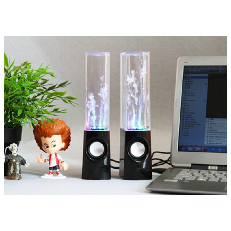 Tanzender Wasserlautsprecher, LED-Licht, Springbrunnen, Lautsprecher, Familienfeier