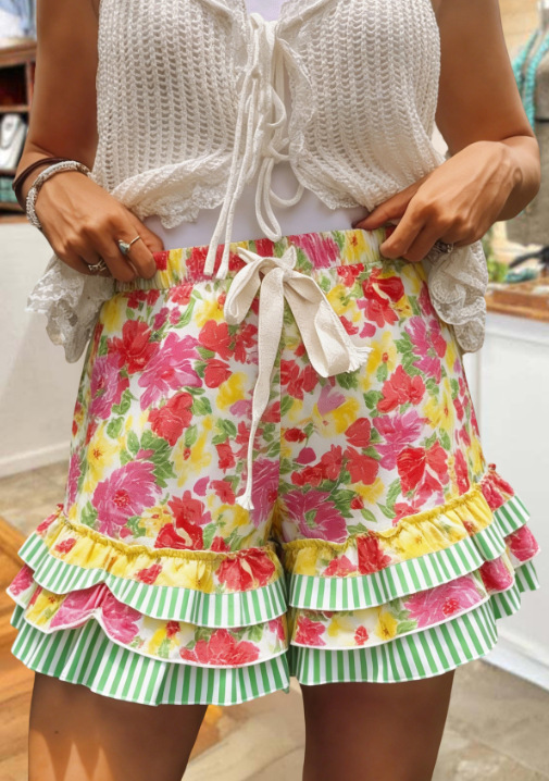 Designer-style Plaid Patchwork A-line Skirt