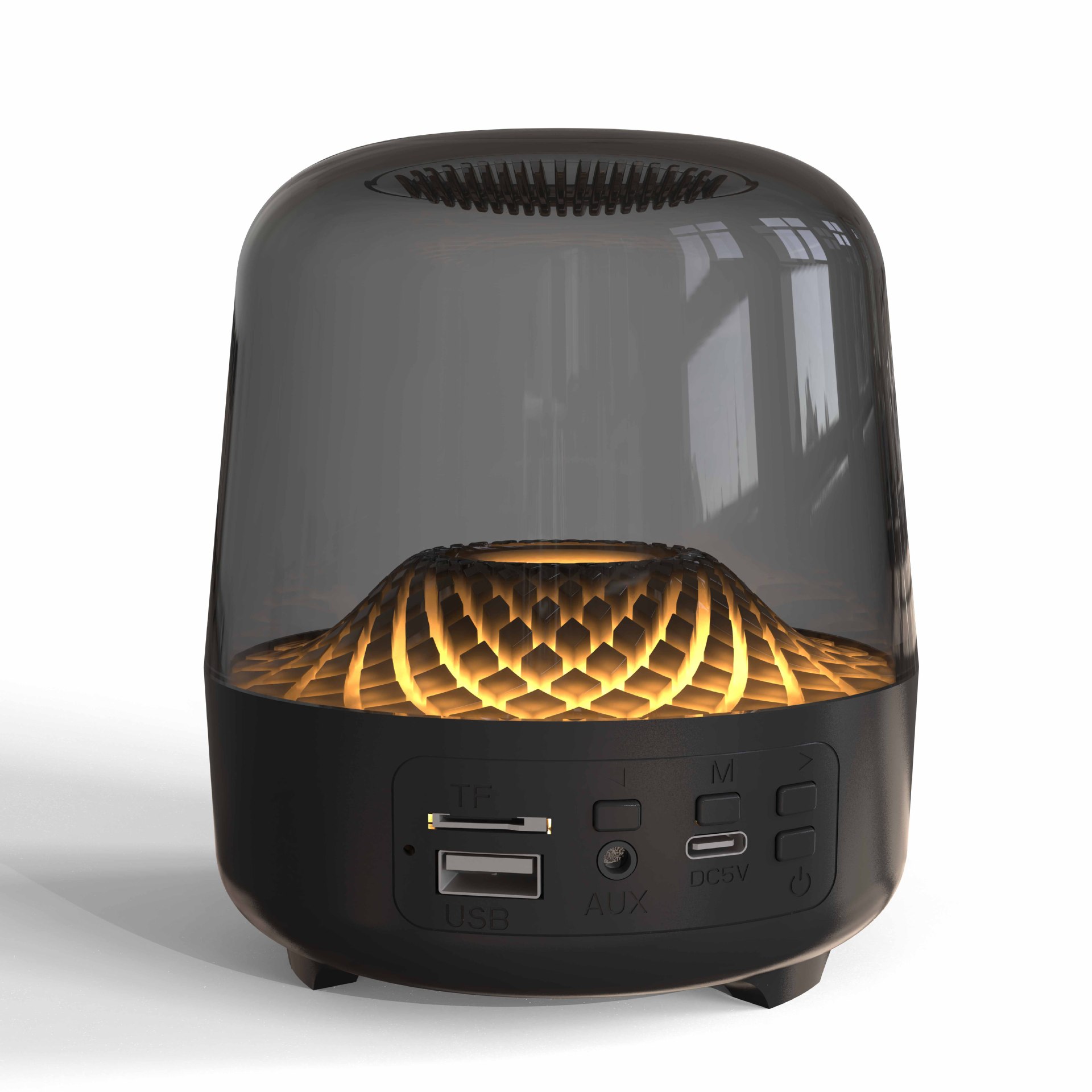 Asztali mélynyomó Bluetooth Audio Black Gold hangszóró
