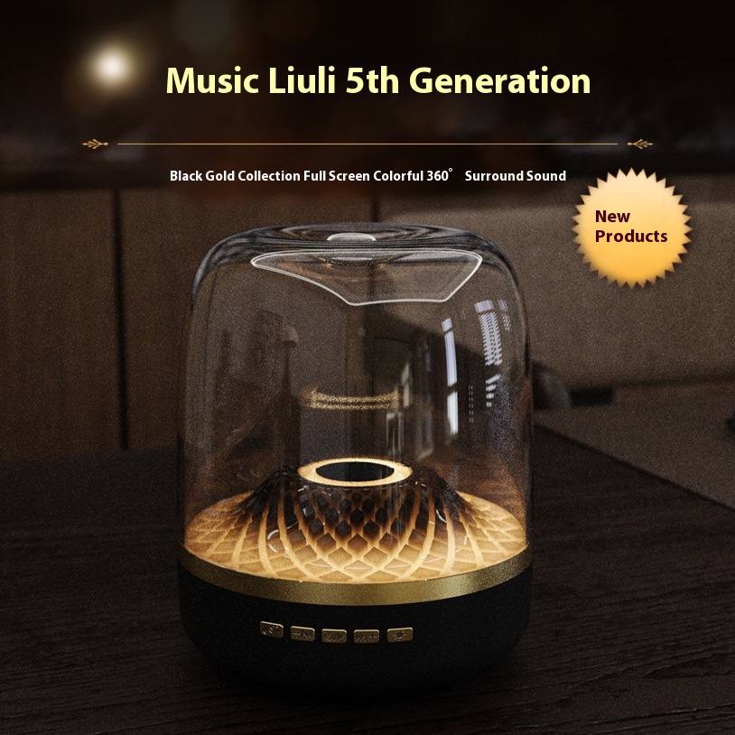 Stoni sabvufer Bluetooth Audio Black Gold zvučnik