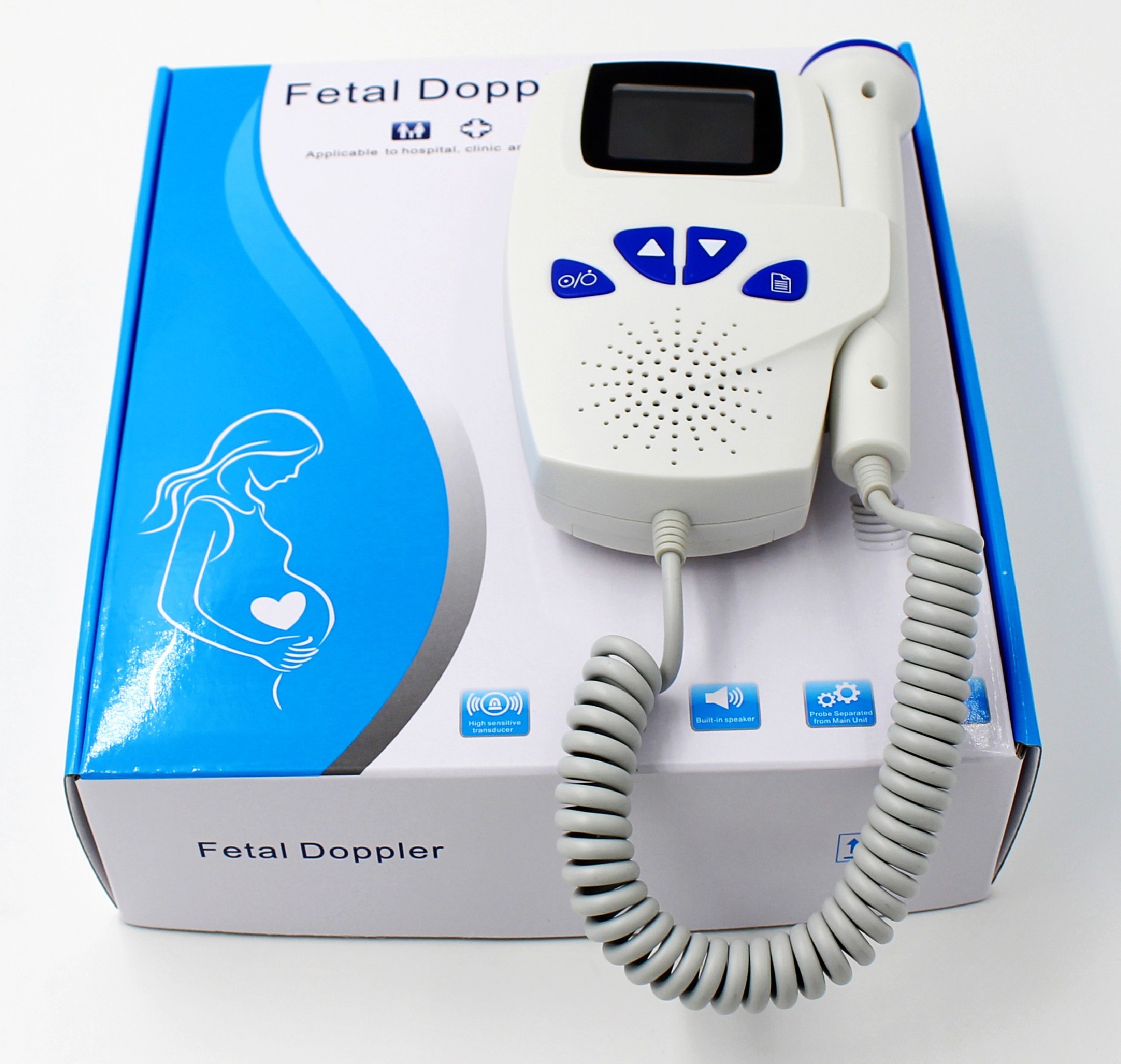 Digital Waveform Dual Display Fetal Doppler Heart Rate