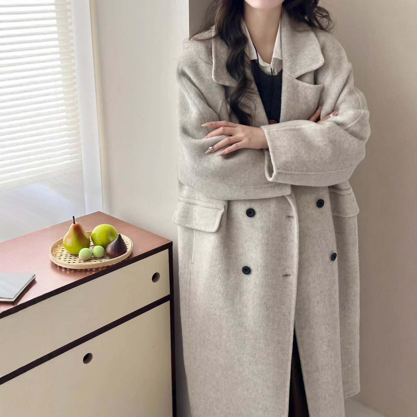 Dongdaemun Double Faced Wool Coat