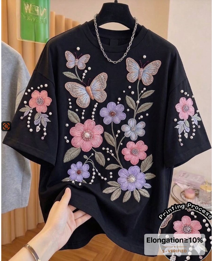 Dopamine Colorful Printed Short-sleeve T-shirt 3D Printed Short Sleeve