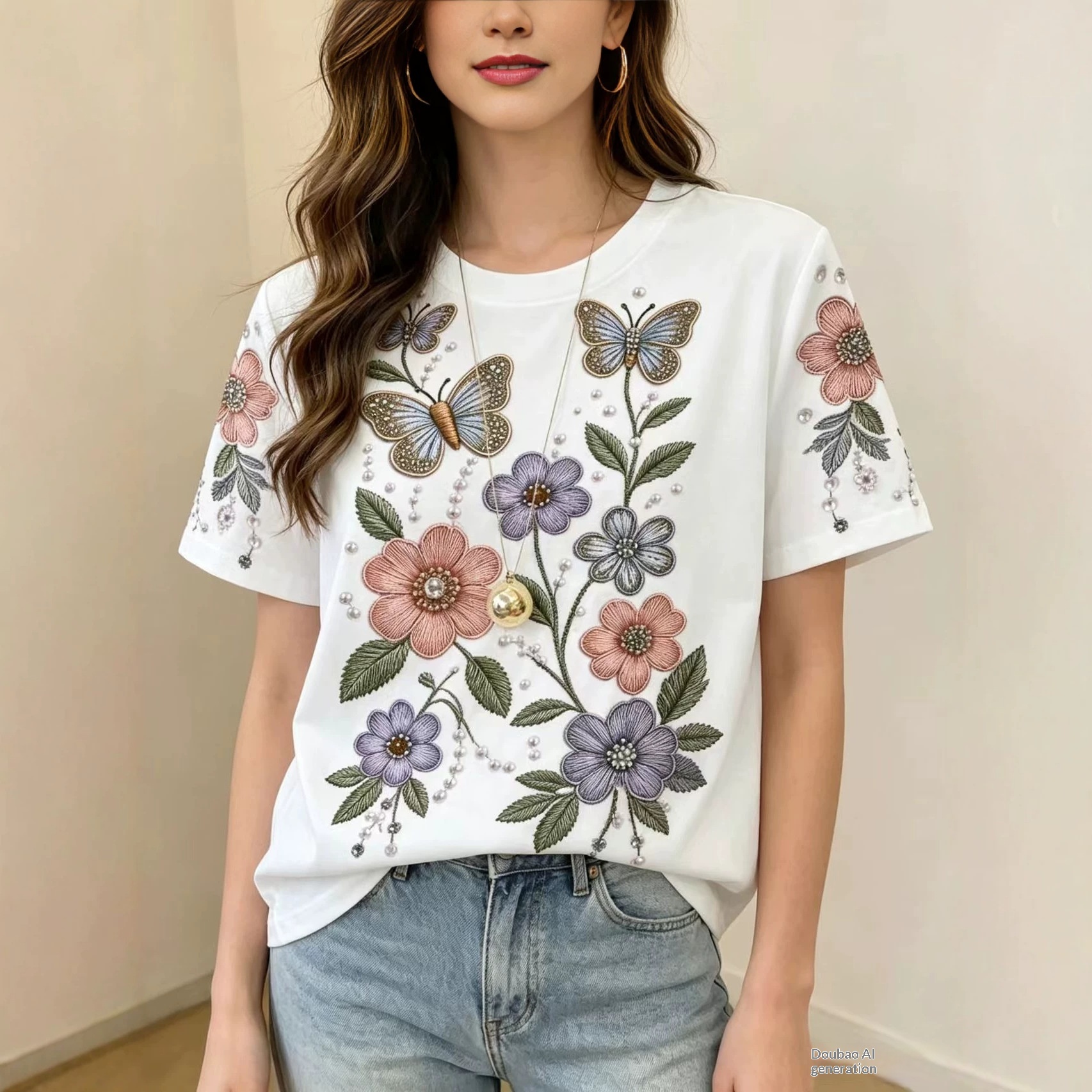 Dopamine Colorful Printed Short-sleeve T-shirt 3D Printed Short Sleeve