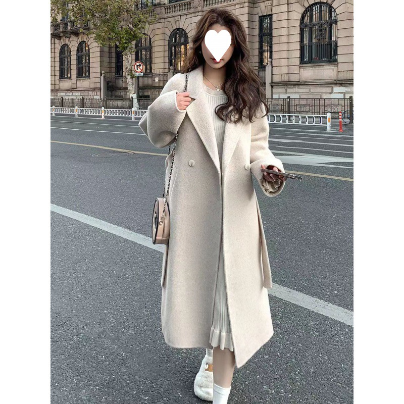 Double-breasted Wool Coat