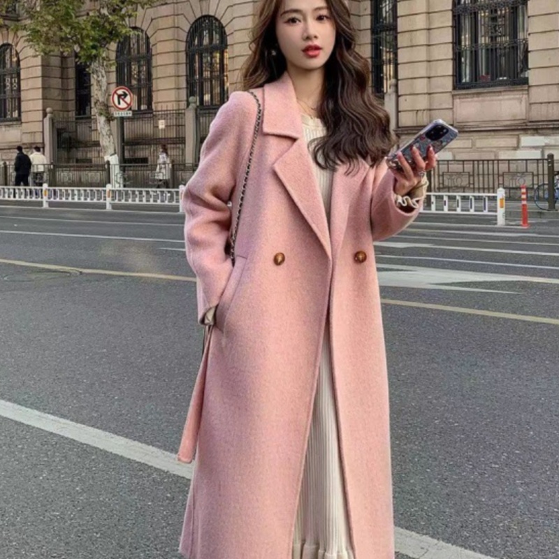 Double-breasted Wool Coat